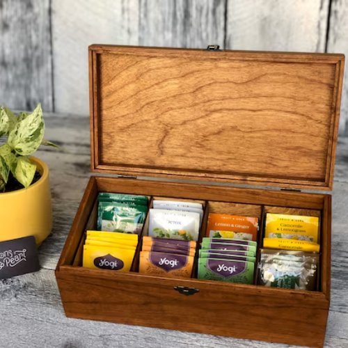 Wooden Tea Box